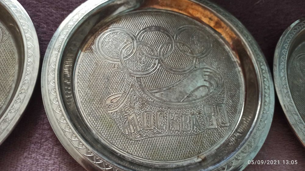 Метални чиниики от Олимпиадата в Москва'80