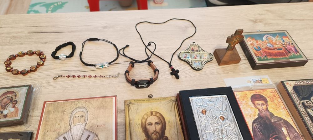 Icoane litografiate+metaniere tip brățară și multe altele