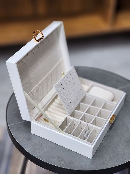 Органайзер для украшений, белый премиум бокс