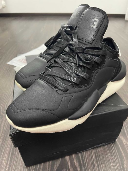 Adidasi Y-3, Kaiwa - Black Premium din Piele NOI Yohji Yamamoto Y3