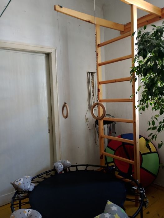 Шведская стенка турник из дерева