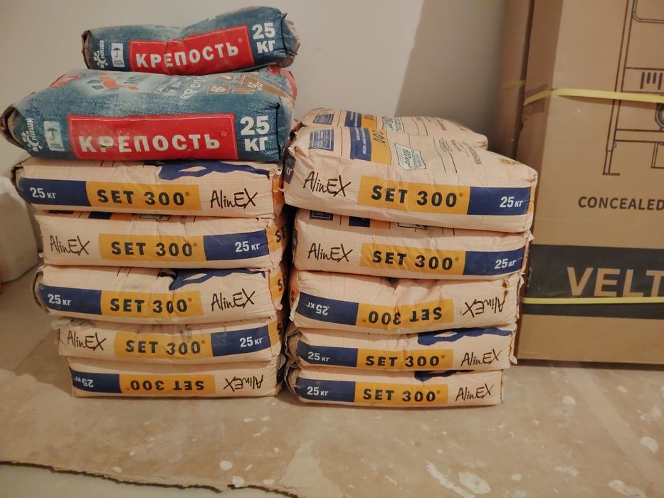 Клей плиточный AlinEX SET 300, 25 кг