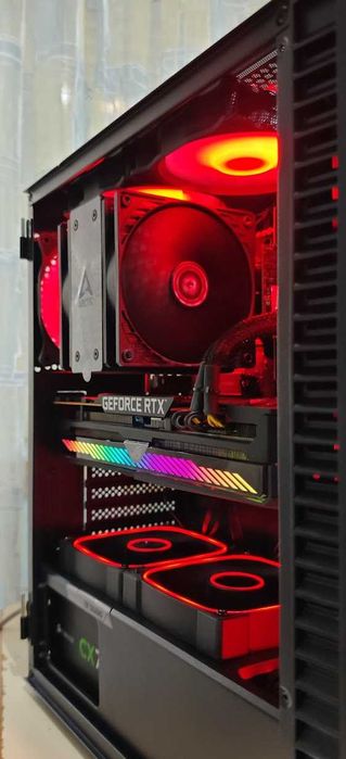 Продавам Добър Геймърски Комютър Ryzen 5 7500F/32GB/1000GB SSD/Asus TUF Gaming RTX 3070/Гаранция