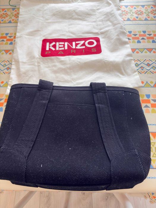 Сумка Kenzo Paris canvas tote black
