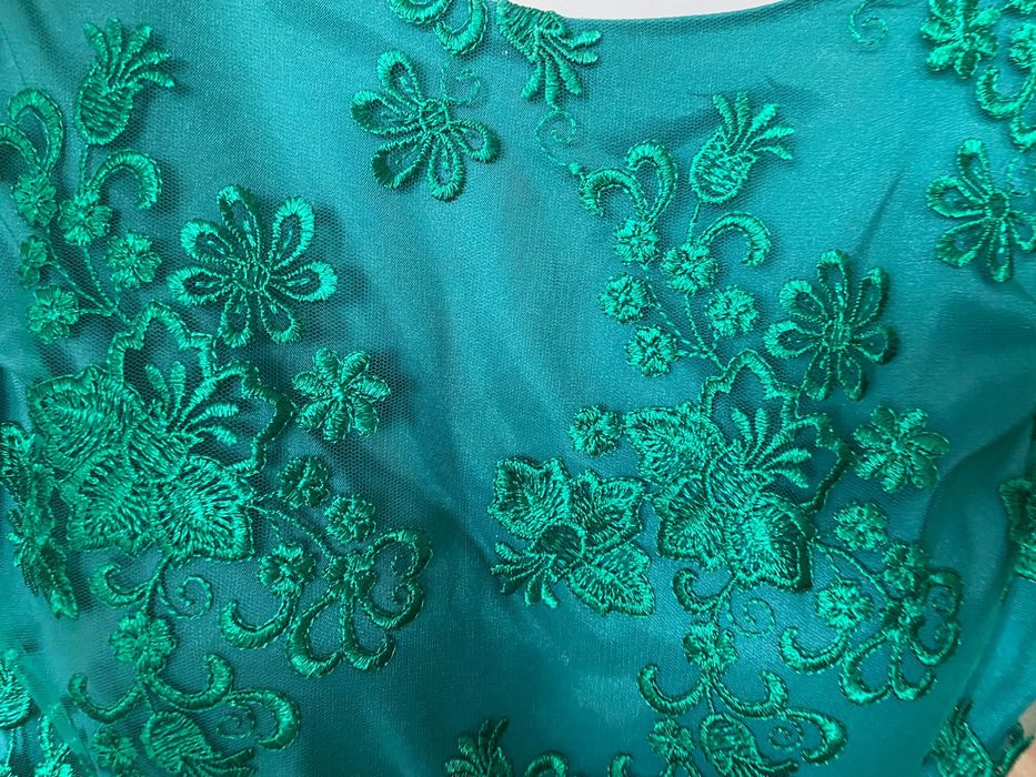 Rochie de ocazie verde smarald XS