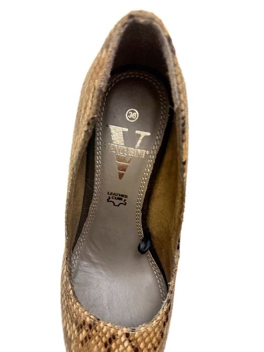 Pantofi piele naturală Venturini Milano 36 – stiletto snake print elegant luxury