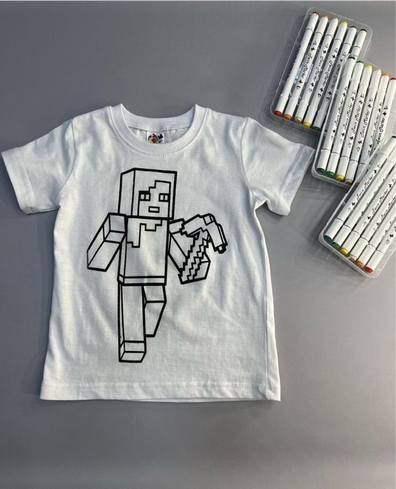 Футболка раскраска