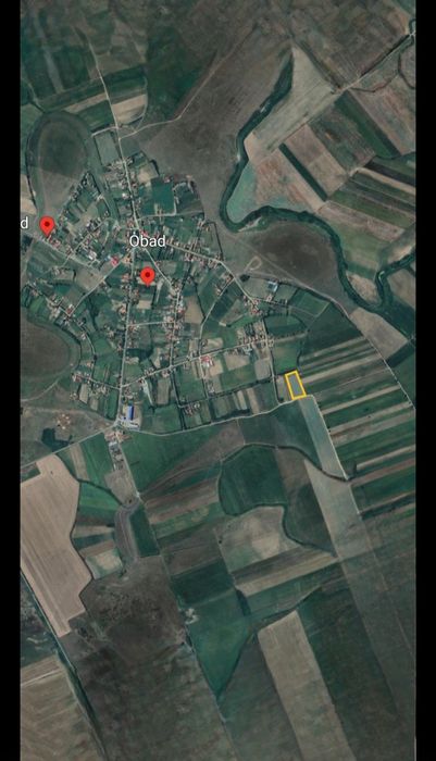 Teren intravilan in sat Obad