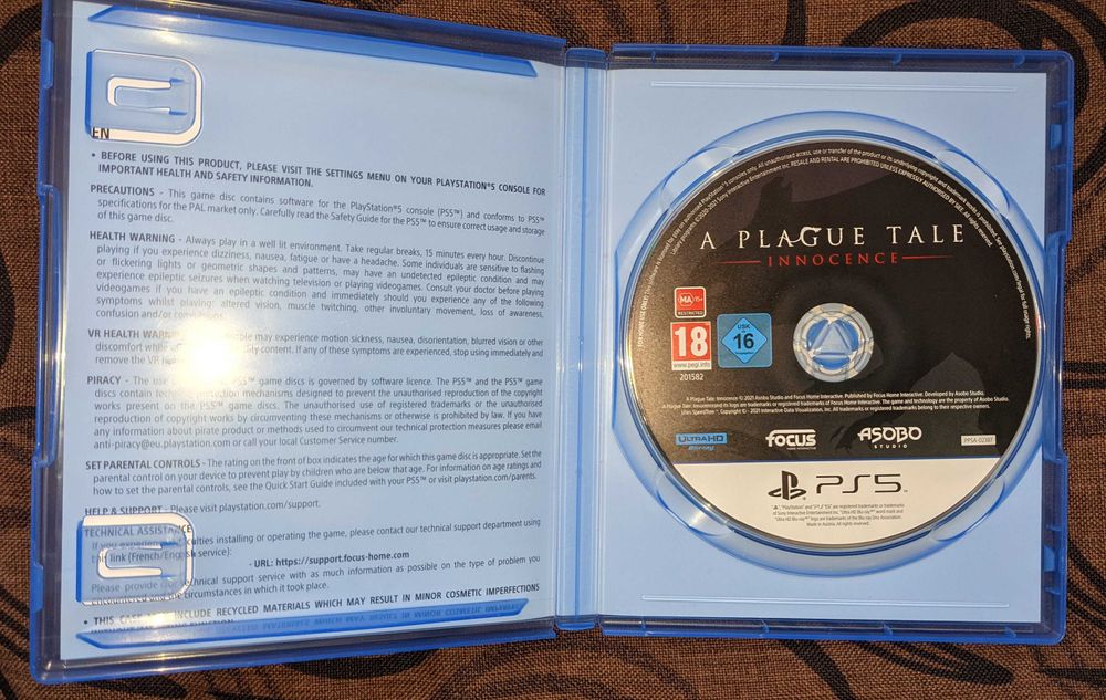 A Plague Tale: Innocence, PS5