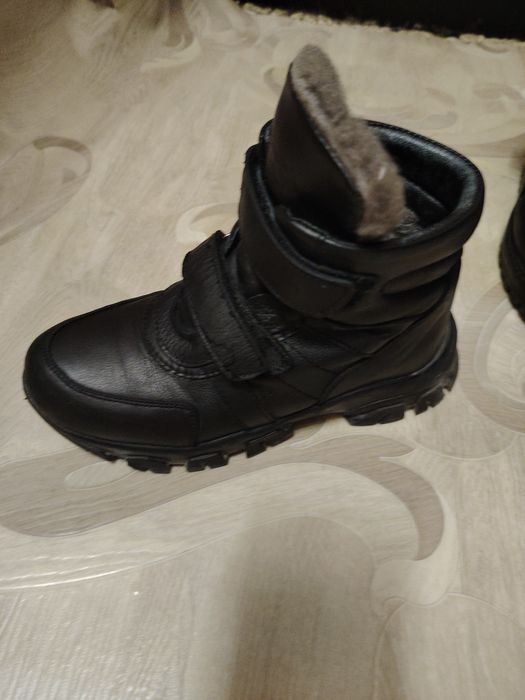 36размер ботинки на мальчика кожа