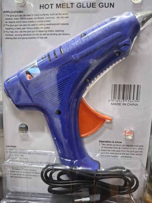 Pistol de Lipit cu Silicon din Metal si Plastic, cu Intrerupator, 80W