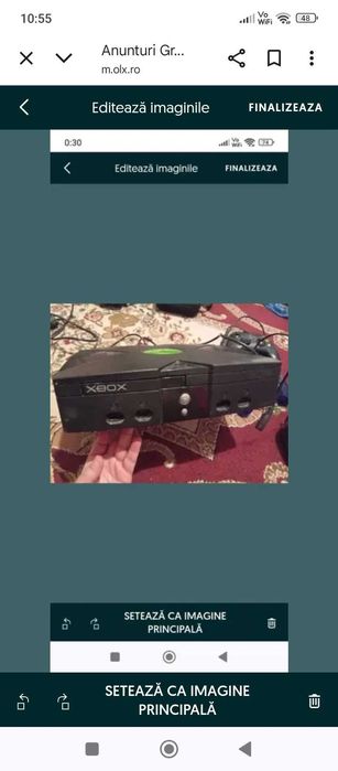 Xbox clasic3 manete însă faracablu hdmi inclus in pachet și functional