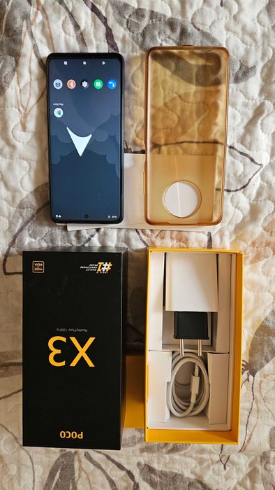 Poco X3 6GB/128GB, 6000 mAh, пълен комплект, като нов