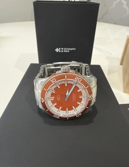 Christopher Ward C60 Trident Reef 41 mm с 3 каишки + верига