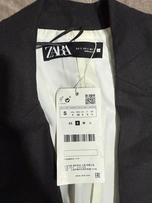 Пиджак Zara из лён оригинал