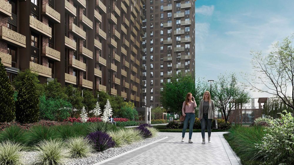 2-комн 40,45 м² в новостройке, ипотека/рассрочка, Яшнабад  [VS]