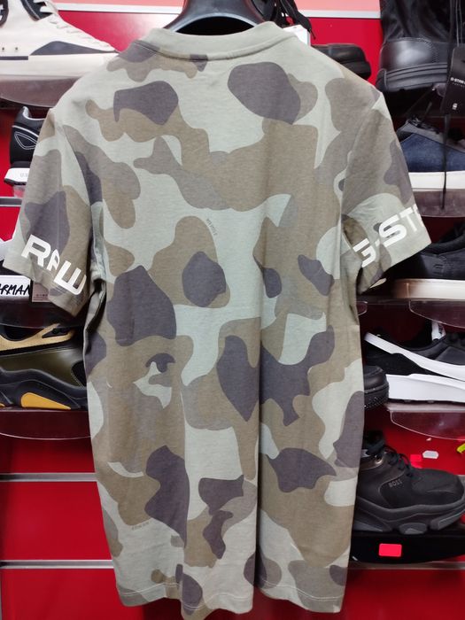 Оригинална тениска G-Star Raw Camo Loose S нова мъжка камуфлажна