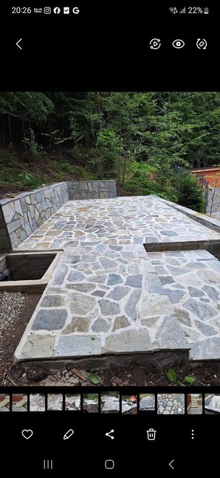 Vând și montez piatră naturală de munte