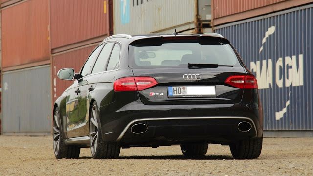 Eleron spoiler haion Audi A4 B8 Avant RS4 S line Sline negru lucios