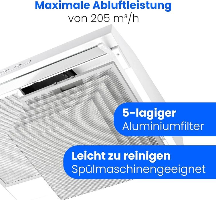 Нов  свободностоящ абсорбатор/аспиратор  Bomann