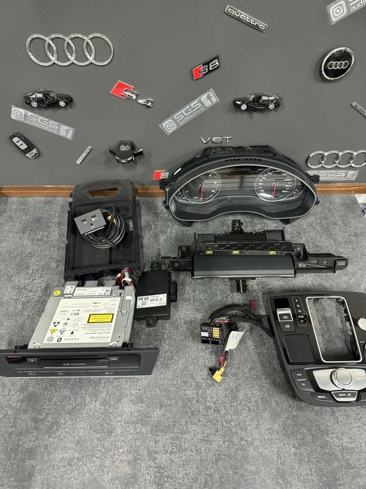 Kit mib 2 carplay + ceasuri audi a6 a7 c7 facelfit de europa complet