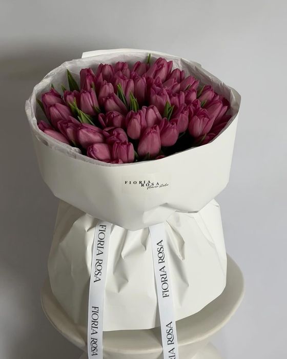 Тюльпаны голландские на 8 март Город Алматы