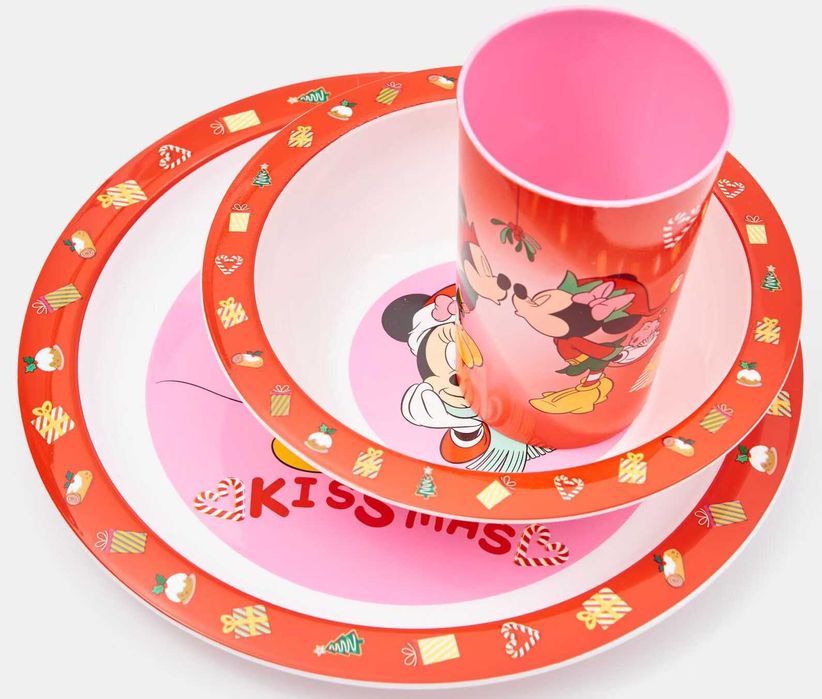 Set vesela Disney - Livrarea 5 lei - Nou - 3 piese