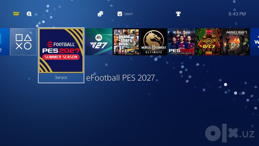 PlayStation 4 Orginal 500GB ichida 7ta uyini bor + DASTAVKA BEPUL