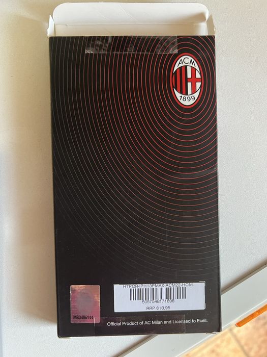 Силиконов нов оригинален калъф Iphone 13,14,15,16 ProMax AC Milan-35лв