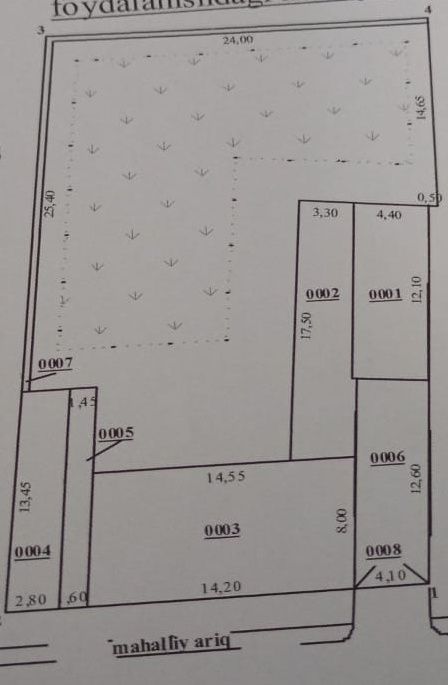 Qoshtepa tuman qiyqi mfyda hovli uy sotiladi