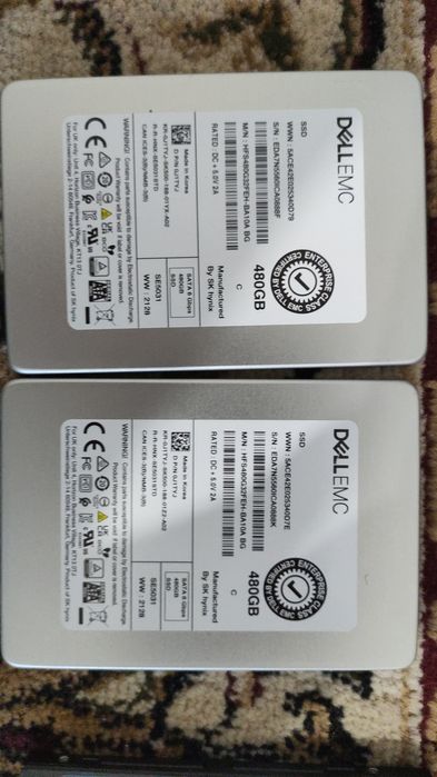 SSD 480Gb, Dell emc