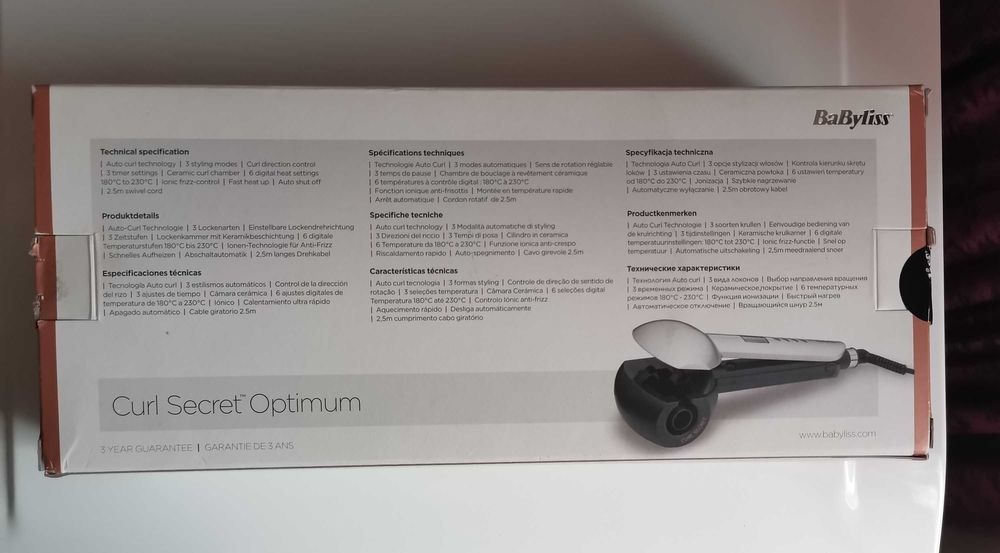 Ondulator Automat Ionic Curl Secret Optinum C 1600E BaByliss, SIGILAT*
