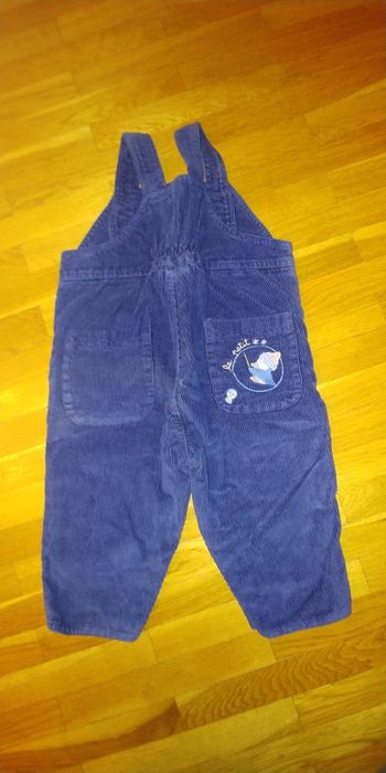 Подплатен джинсов гащеризон за 6 м.