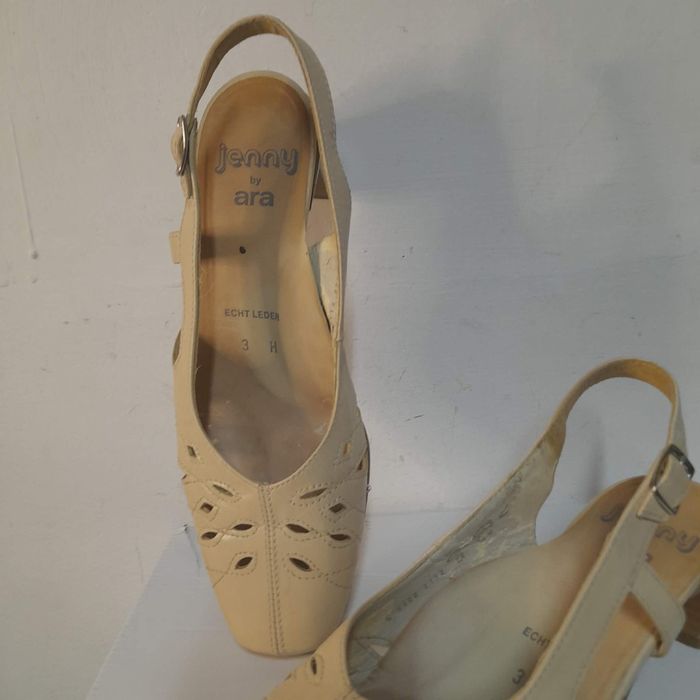 Sandale slingback Jenny by Ara – Piele naturală – Bej marimea 35,5
