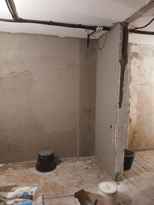 Штукатурка стен под маяк