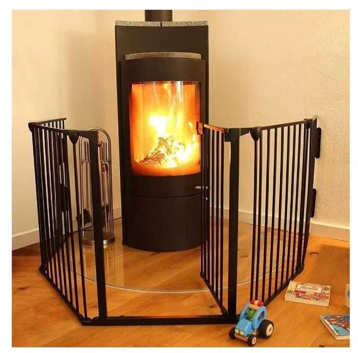 Gard Metalic de Protectie Copii/Animale/Semineu/Soba,  300x75cm