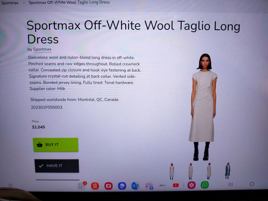 Продам SportMax новое платье