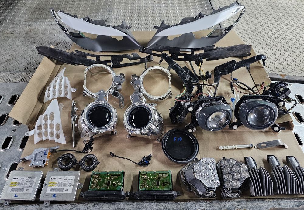 Бмв ф10 f10 f11 ф11 фарове на части ксенон xenon bmw 520d 530 535d