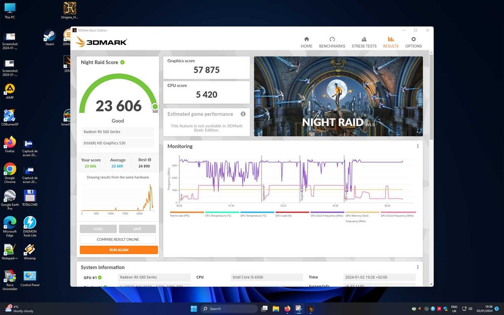 Calculator gaming Biostar-BMW,i5,12GB RAM, AMD RX 580, 1256GB SSD+raid