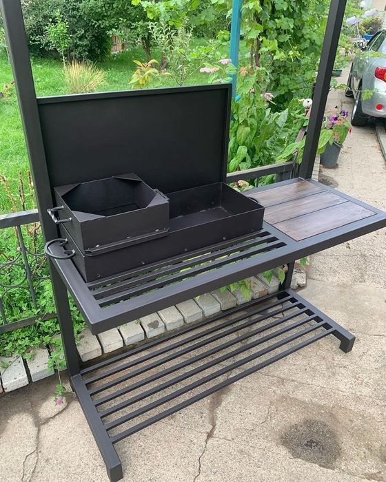 Мангал, лофт мебел, перила решетка, козырек, ворота, калитки и другие