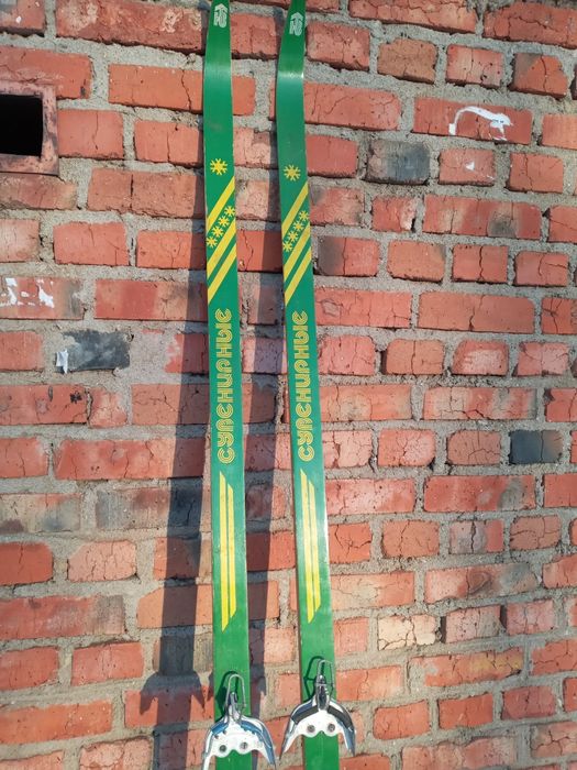 Лыжи деревянные б/у "Сувенирные"