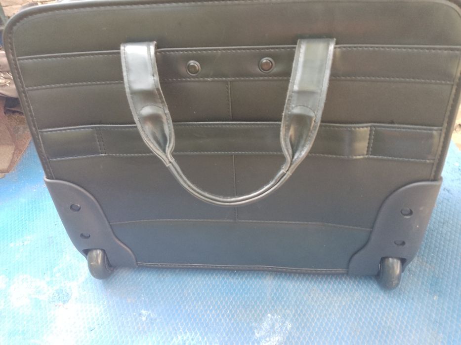 McKlein USA-кожена пътна чанта за лаптоп -органайзер