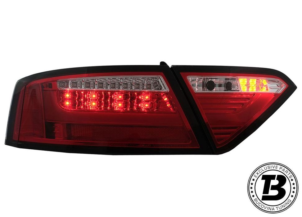 Stopuri LED compatibile cu Audi A5 8T Red Design