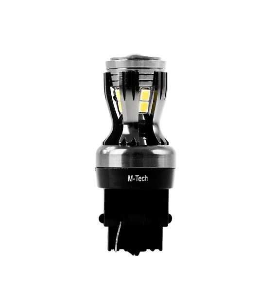 Led крушки P27W M-TECH Platinum 12-24V CANBUS, Бял