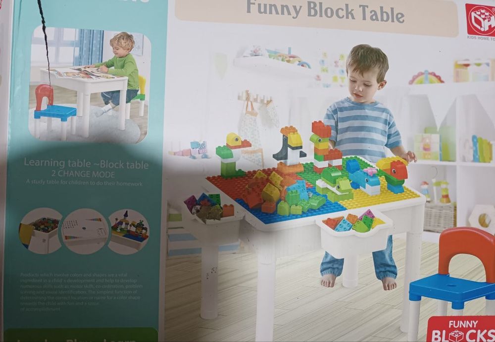 Детский лего стол