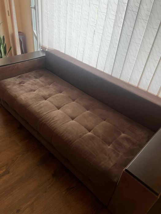 Голям диван + двойно легло