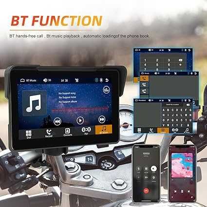 Ecran CarPlay pentru motocicletă CAMECHO, 7"
