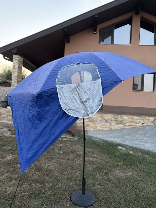 Плажен чадър с UV защита