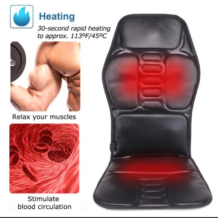 KLASVSA elektr isitiladigan orqa vibratsiyali massaj mashinasi