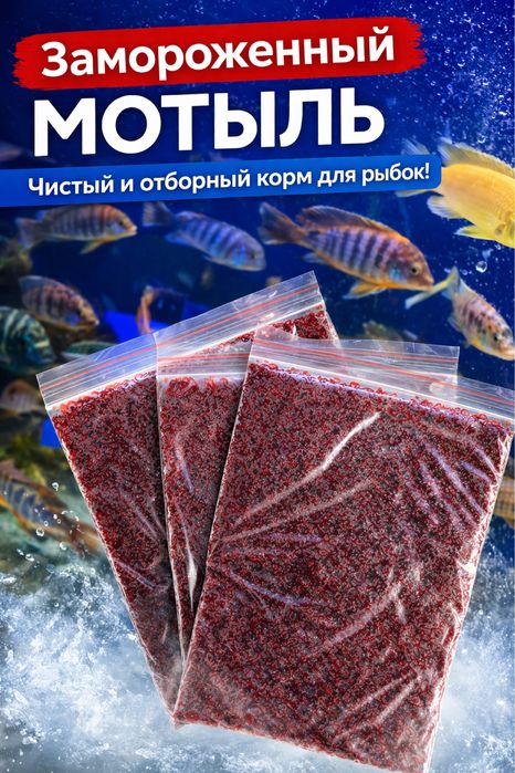 Корм для рыб мотыль